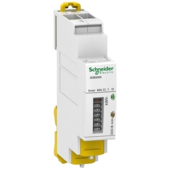 Miniatuur van Schneider Electric energieteller enkelfasig 40A MID IEM2000 (A9MEM2000)