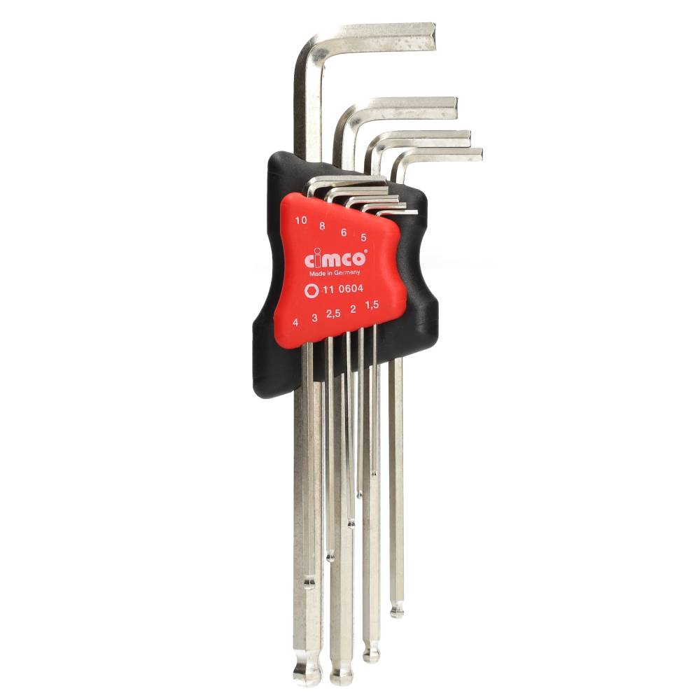 Miniatuur van Cimco inbusset binnenzeskant sleutelset 9-delig (110604)