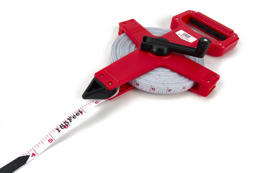 Miniatuur van HBM fiberglass meetlint 50 meter 13mm (10102)