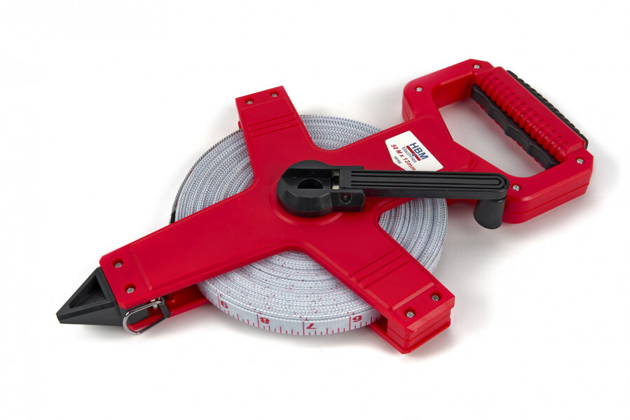 Miniatuur van HBM fiberglass meetlint 50 meter 13mm (10102)
