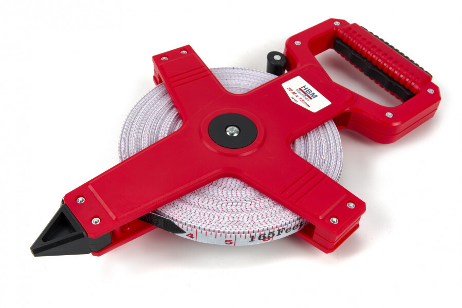 Miniatuur van HBM fiberglass meetlint 50 meter 13mm (10102)