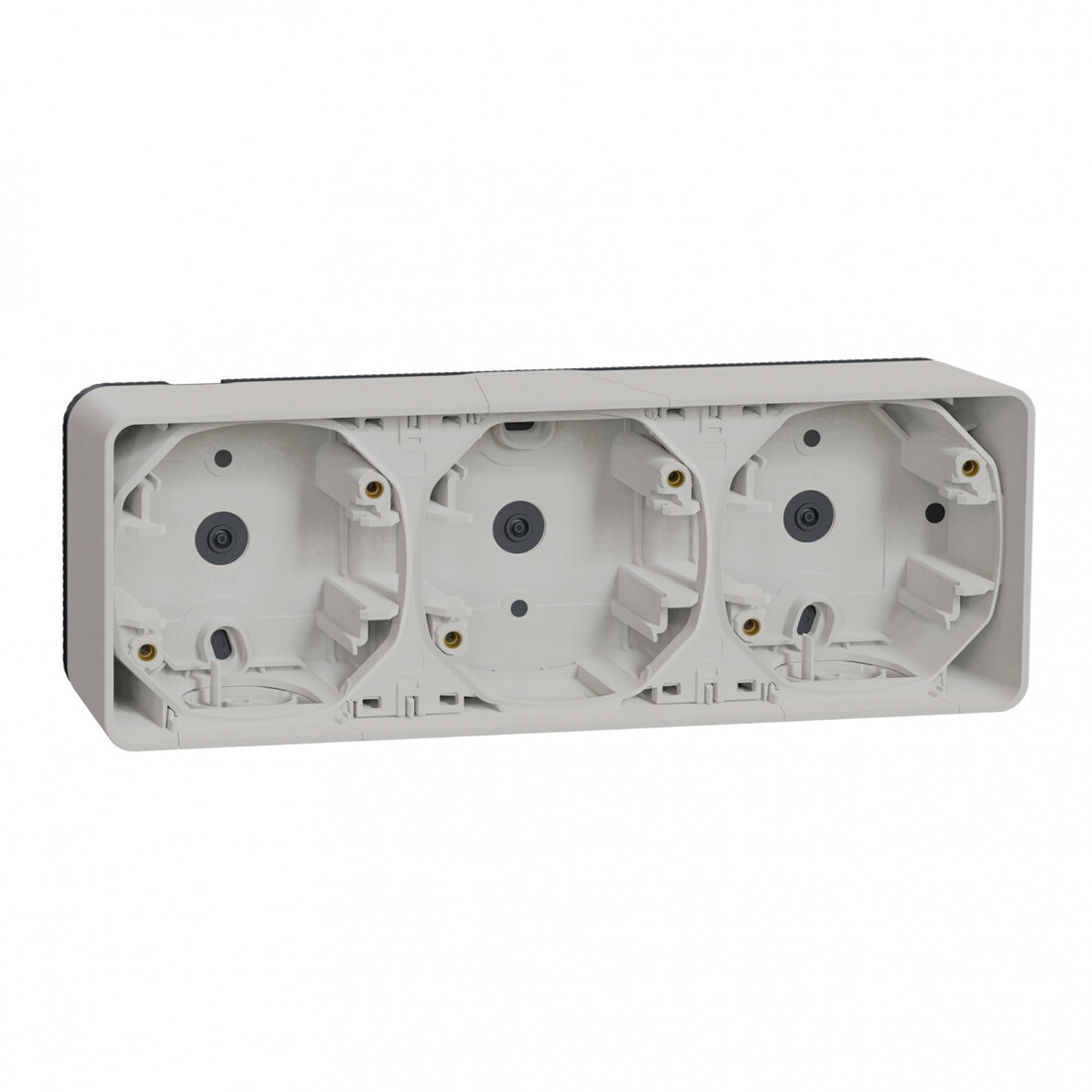 Miniatuur van Schneider-Merten opbouwdoos 3-voudig IP55 horizontaal - Mureva Styl (MUR39913)