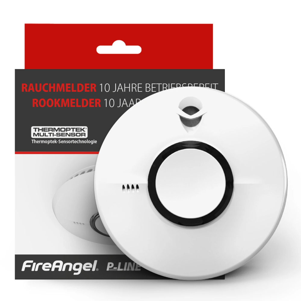 Miniatuur van FireAngel optische rookmelder 10 jaars 3V vaste lithium batterij met Q-label - niet koppelbaar (ST-622-DET)