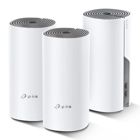Miniatuur van TP-LINK mesh WiFi router 300Mbps op 2.4GHz-band + 867Mbps op 5GHz-band per 3 stuks (Deco E4 3-pack)