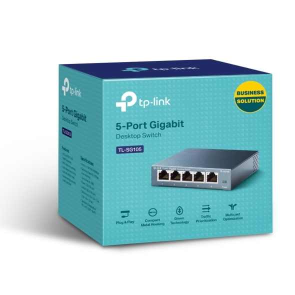 Miniatuur van TP-LINK unmanaged netwerk switch 5-poorts 10-1000 Mbps (TL-SG105)