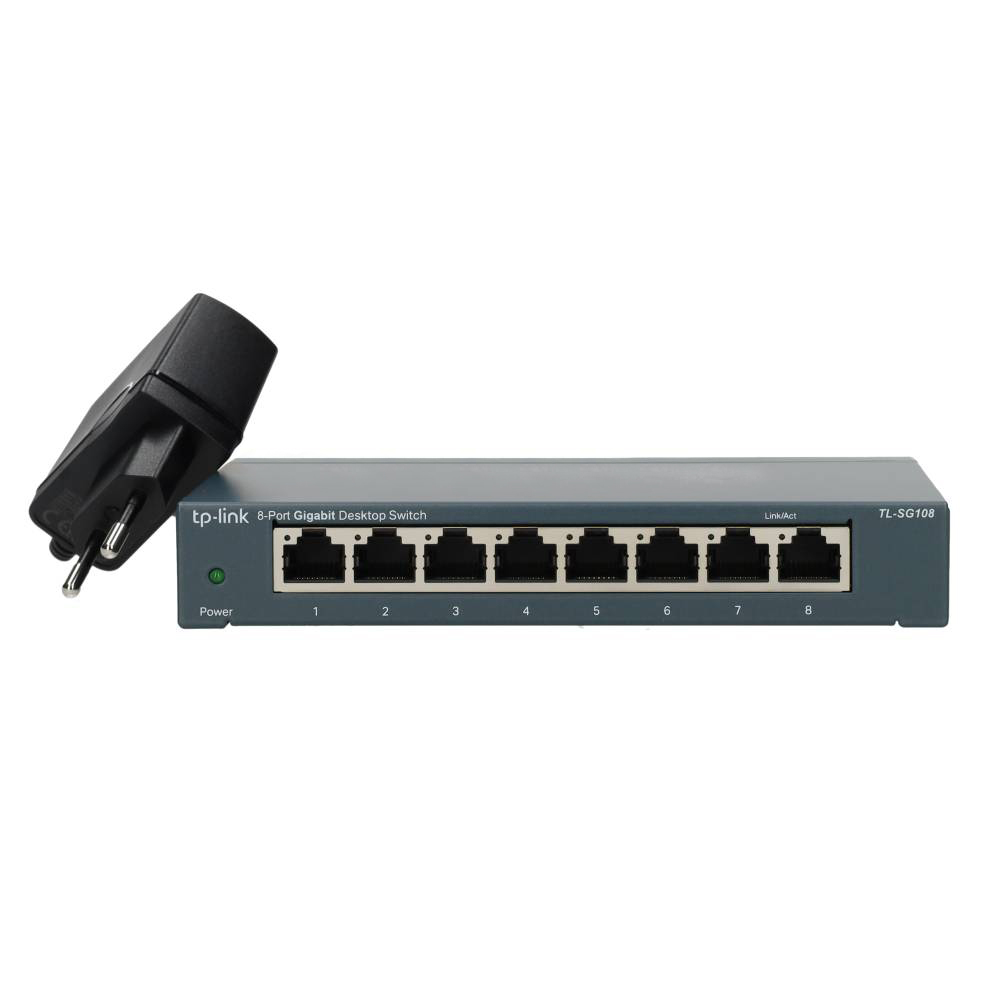 Miniatuur van TP-LINK unmanaged netwerk switch 8-poorts 10-1000 Mbps (TL-SG108)