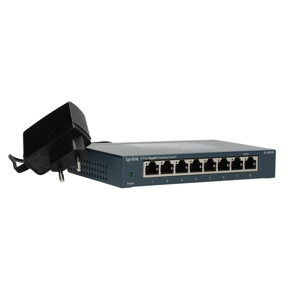 Miniatuur van TP-LINK unmanaged netwerk switch 8-poorts 10-1000 Mbps (TL-SG108)
