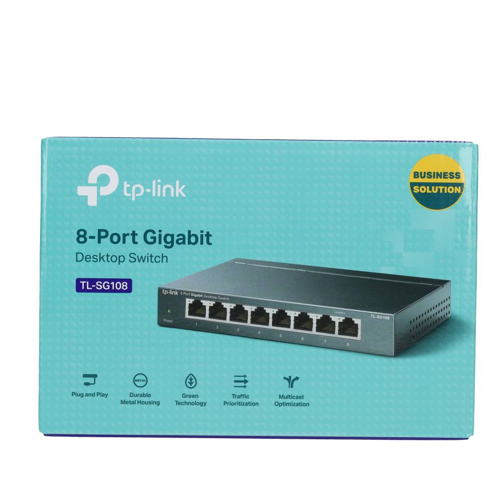 Miniatuur van TP-LINK unmanaged netwerk switch 8-poorts 10-1000 Mbps (TL-SG108)