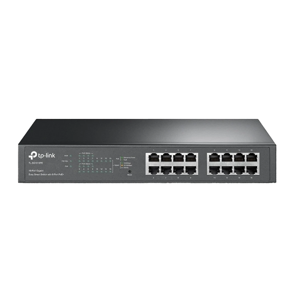 Miniatuur van TP-LINK netwerk switch 16-poorts met 8-poorts PoE+ (TL-SG1016PE)