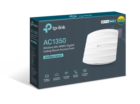 Miniatuur van TP-LINK AC1350 WiFi access point 2.4 GHz, 5G HZ 1.3 GBps (EAP225)