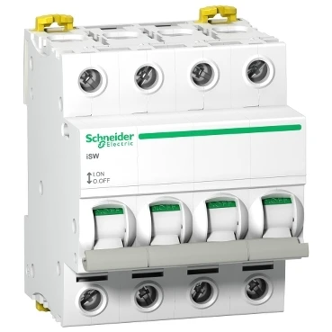 Miniatuur van Schneider Electric differentieelschakelaar 4-polig 300mA - type A (A9S65491)