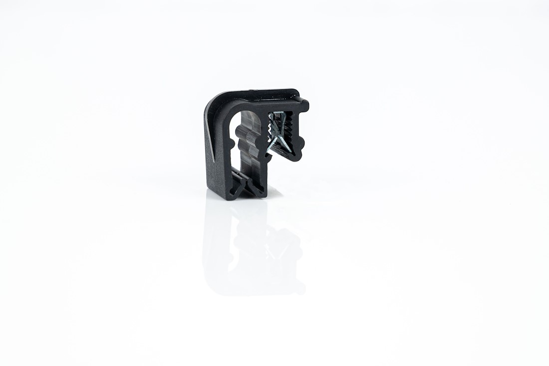 Miniatuur van WKK universele solar clips voor 0,7 - 3mm profiel met klembevestiging in lengterichting 100stuks (SKC1)