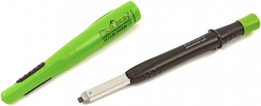 Miniatuur van Pica masterset potloden, navullingen, en stift voor timmermannen in luxe etui (PI55030)