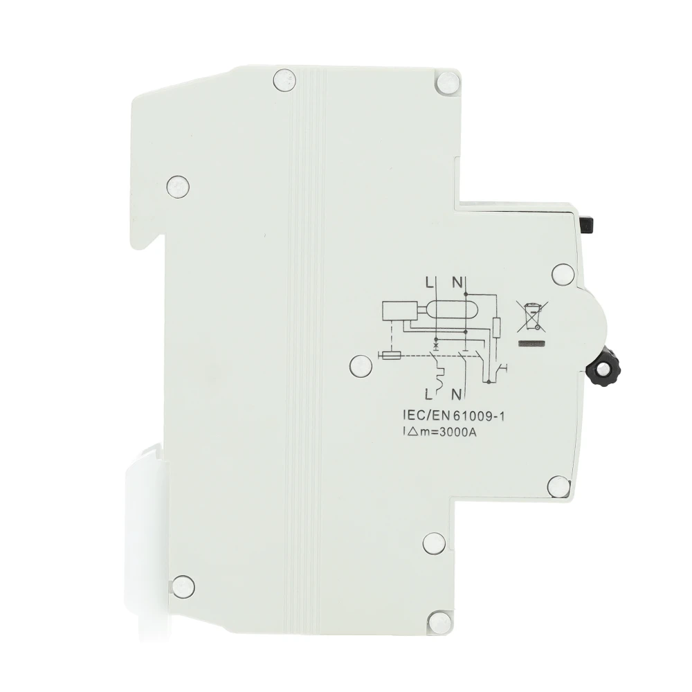 Miniatuur van EMAT differentieelautomaat 1-polig+nul 32A C-curve 300mA (85006053)