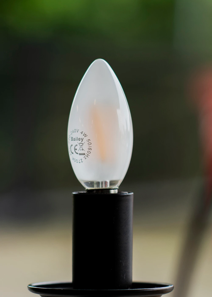 Miniatuur van Bailey LED Lamp filament mat kaars E14 2W 210lm warm wit 2700K (80100038356)