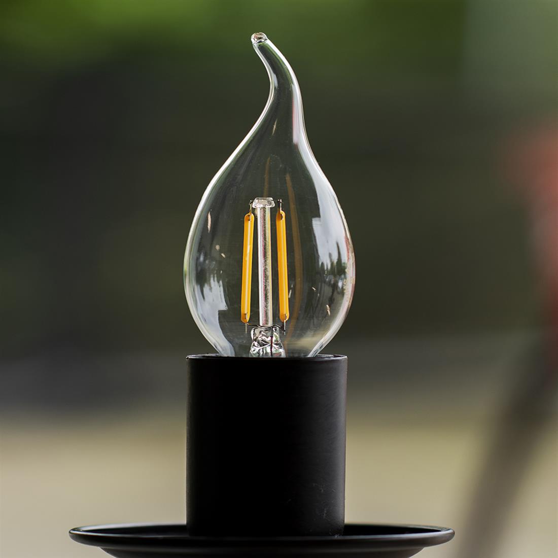 Miniatuur van Bailey LED lamp filament helder kaars E14 3W 200lm warm wit 2200K dimbaar (80100036364)