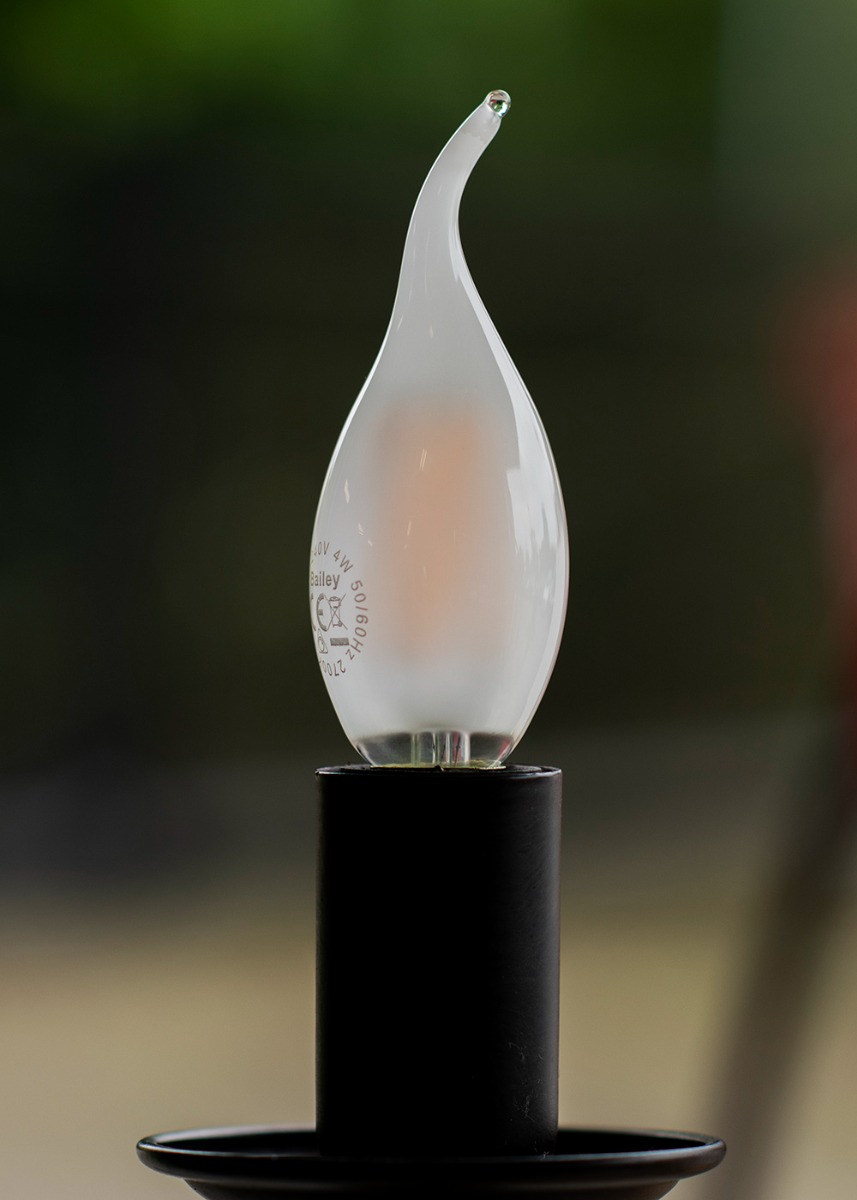 Miniatuur van Bailey LED lamp filament mat kaars E14 2W 210lm warm wit 2700K (80100038359)