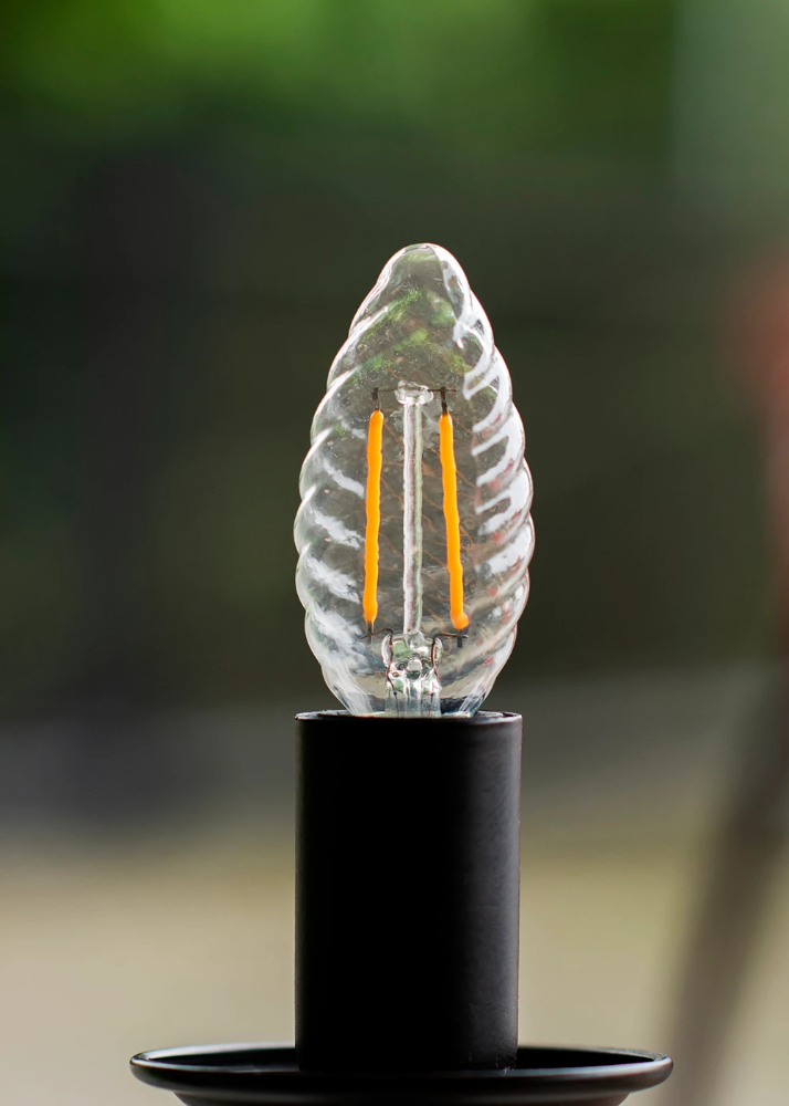 Miniatuur van Bailey LED lamp filament helder kaars E14 4W 380lm warm wit 2700K dimbaar (80100041659)