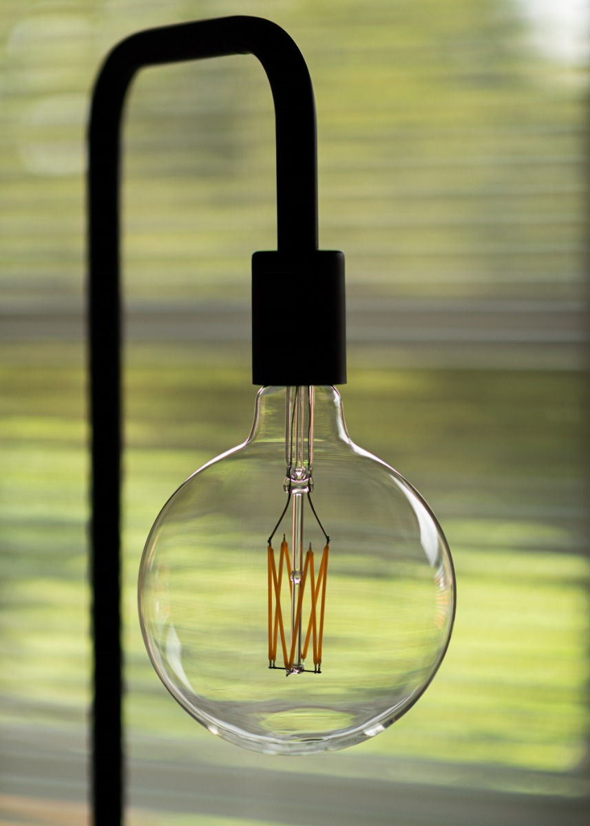Miniatuur van Bailey LED lamp filament bol E27 8W 1100lm warm wit 2700K dimbaar (144612)
