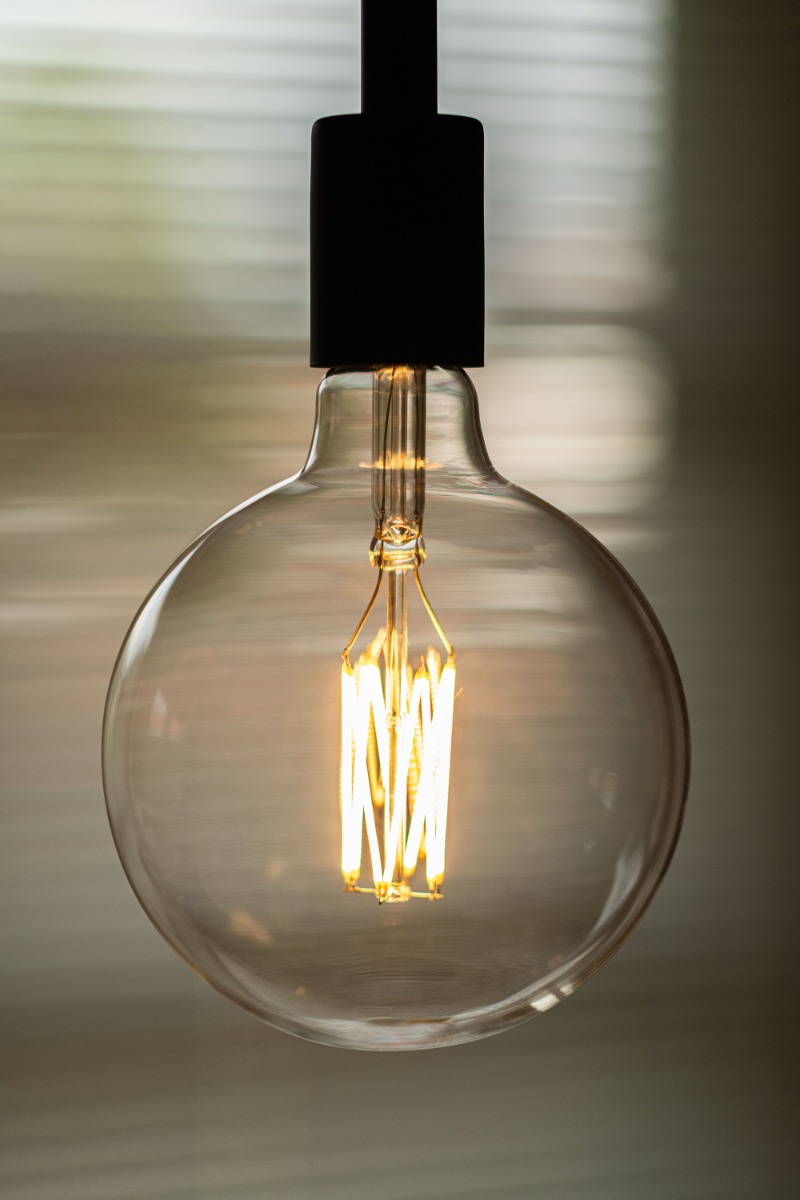 Miniatuur van Bailey LED lamp filament bol E27 8W 1100lm warm wit 2700K dimbaar (144612)