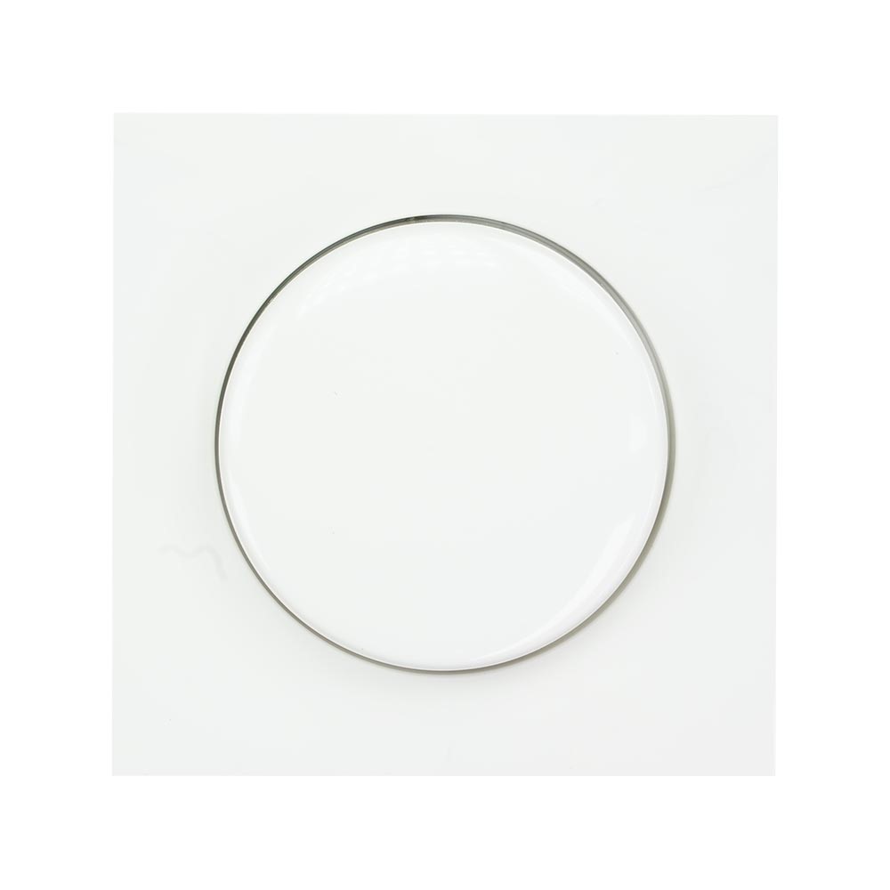 Miniatuur van EMhub Quadro55 (by Kopp) centraalplaat met knop tbv draaidimmer - zuiver wit glanzend (4088007)