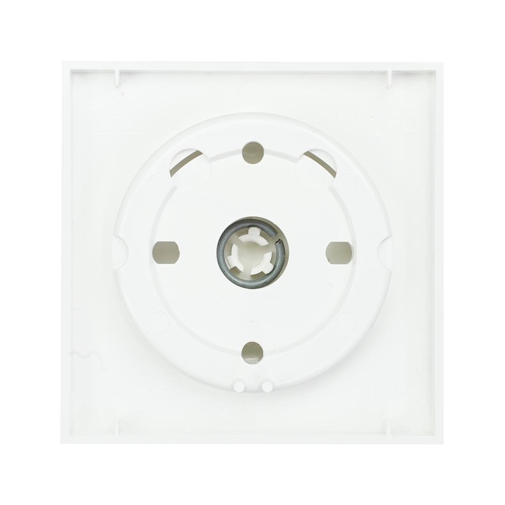 Miniatuur van EMhub Quadro55 (by Kopp) centraalplaat met knop tbv draaidimmer - zuiver wit glanzend (4088007)