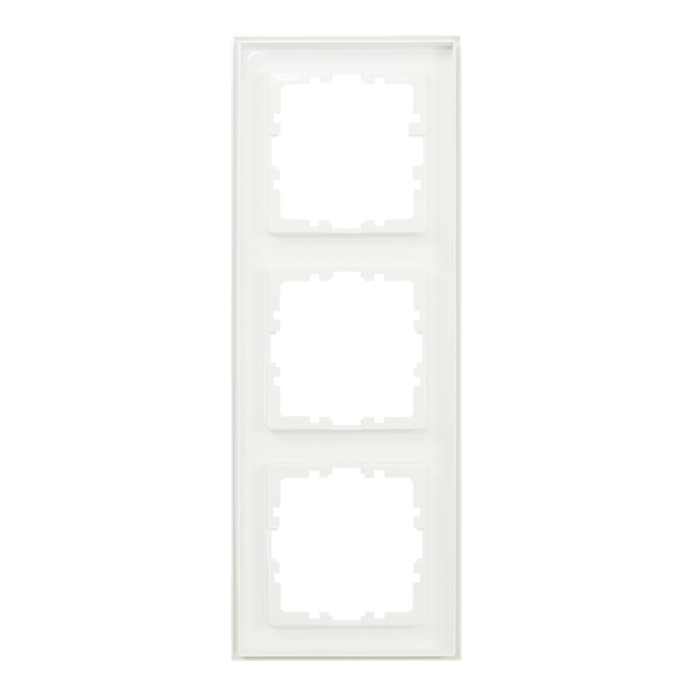 Miniatuur van EMhub Quadro55 (by Kopp) afdekraam 3-voudig - zuiver wit glanzend (4088010)