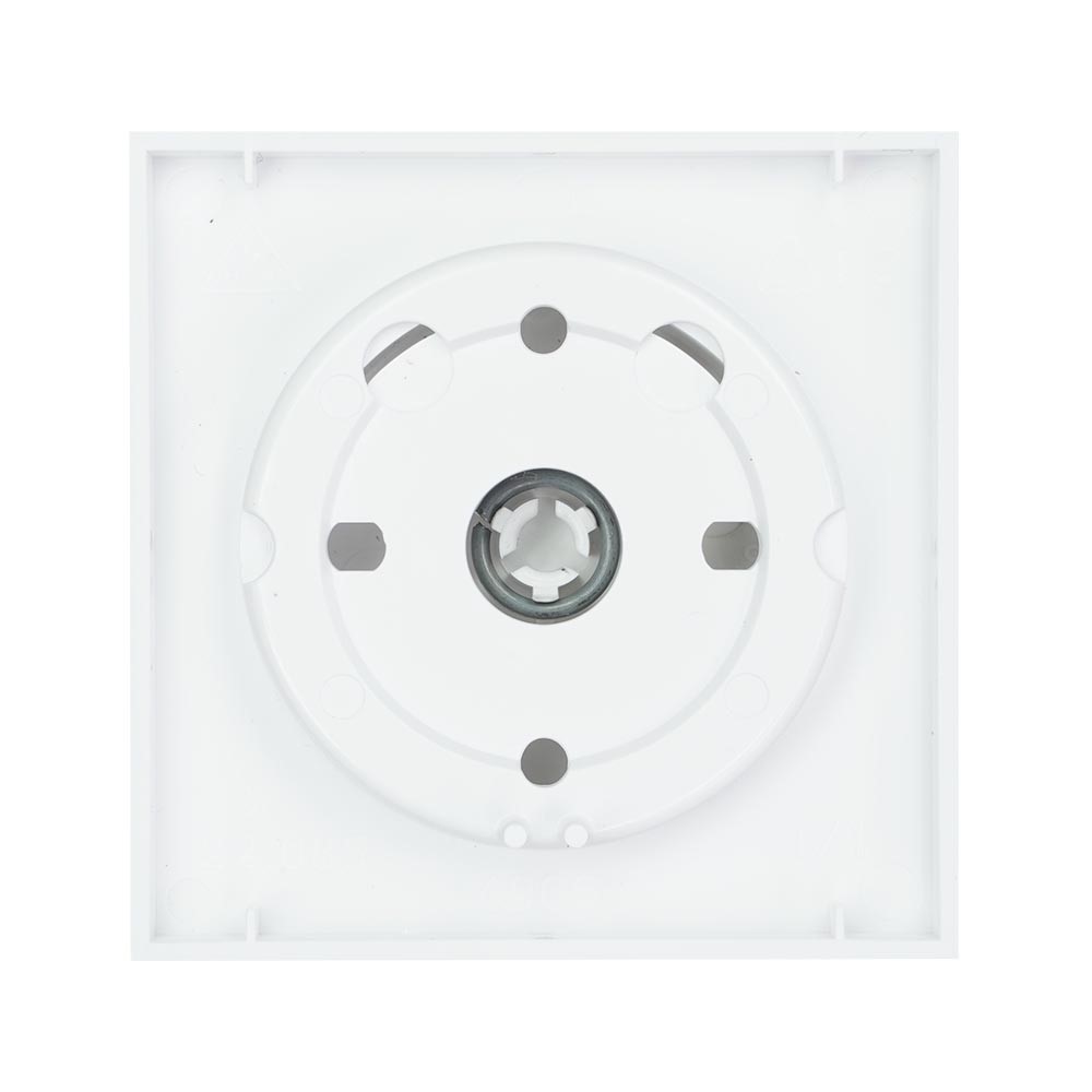 Miniatuur van EMhub Quadro55 (by Kopp) centraalplaat met knop tbv draaidimmer - zuiver wit mat (4088047)