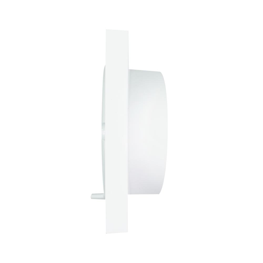 Miniatuur van EMhub Quadro55 (by Kopp) centraalplaat met knop tbv draaidimmer - zuiver wit mat (4088047)