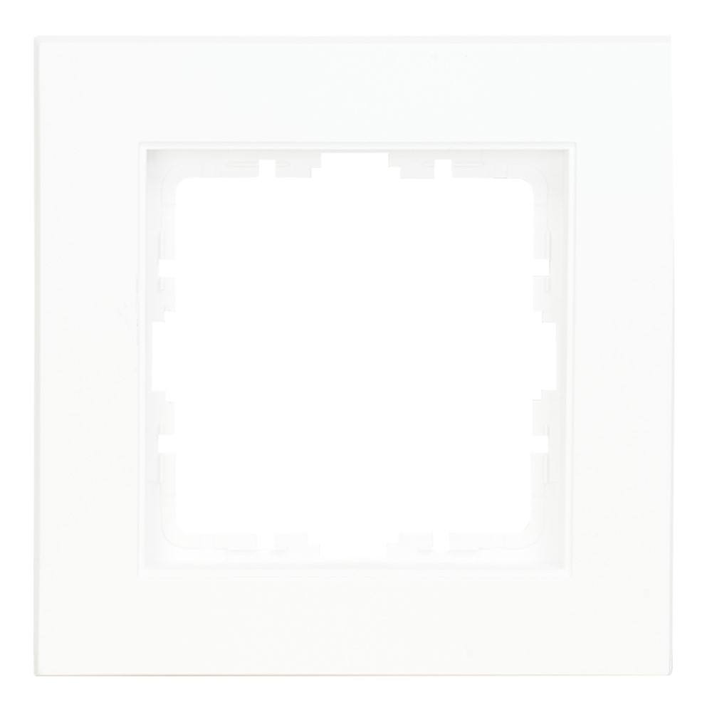 Miniatuur van EMhub Quadro55 (by Kopp) afdekraam 1-voudig - zuiver wit mat (4088048)