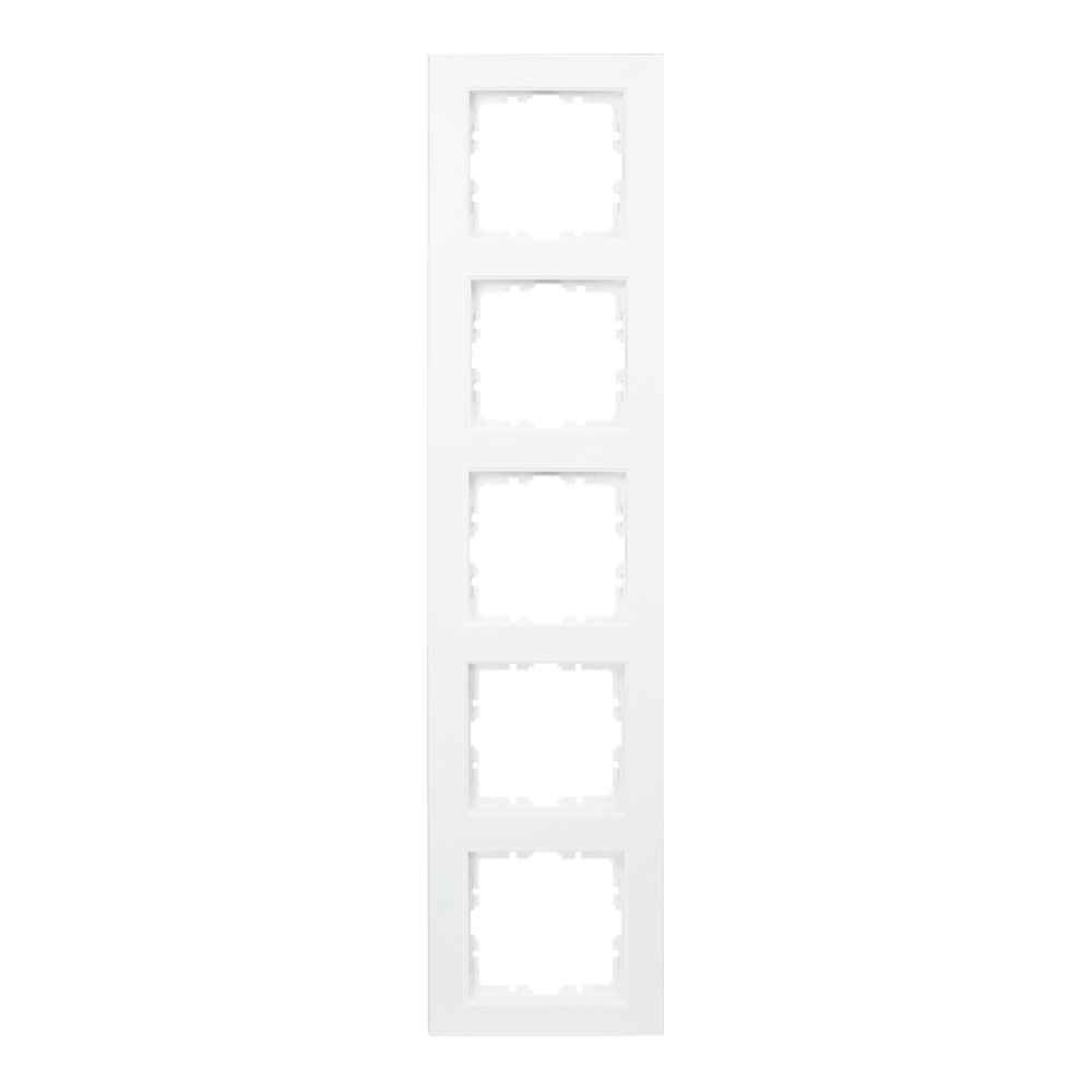 Miniatuur van EMhub Quadro55 (by Kopp) afdekraam 5-voudig - zuiver wit mat (4088052)