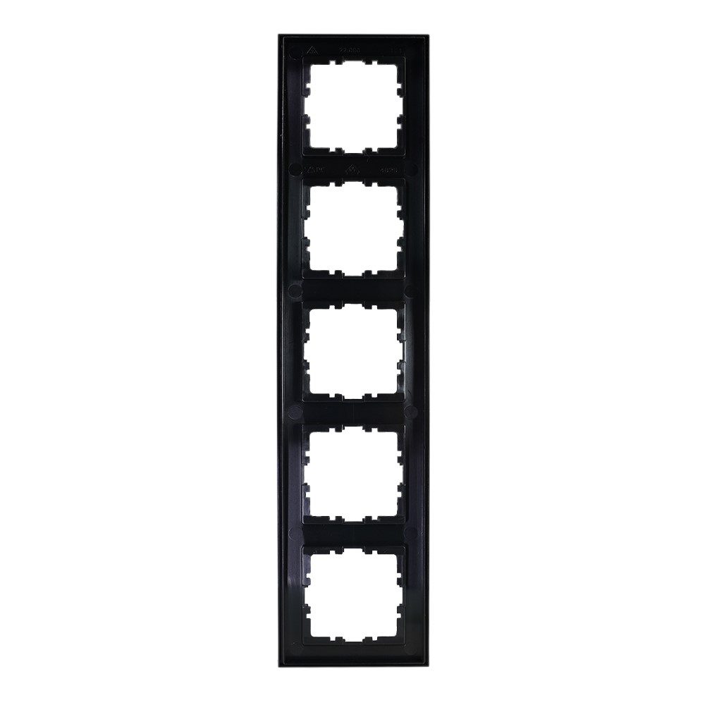 Miniatuur van EMhub Quadro55 (by Kopp) afdekraam 5-voudig - zwart mat (4088092)