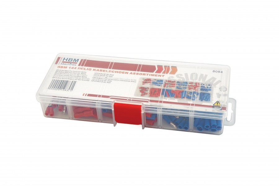 Miniatuur van HBM 144 delig kabelschoen assortiment (8084)