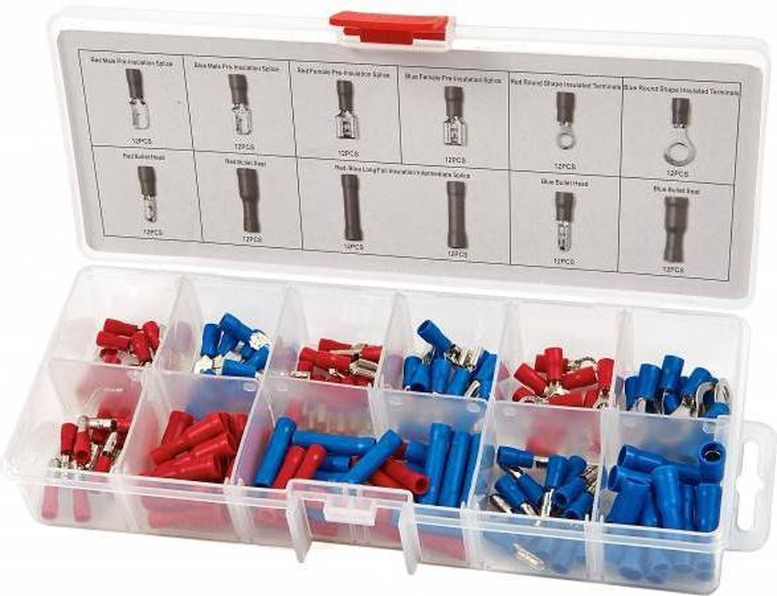 Miniatuur van HBM 144 delig kabelschoen assortiment (8084)