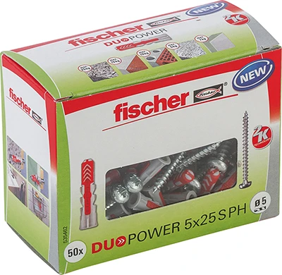 Miniatuur van Fischer DuoPower plug 5x25 - per 50 stuks (535462)