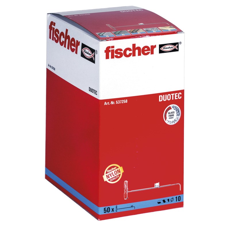 Miniatuur van Fischer DuoTec Hollewandplug 10 - per 50 stuks (537258)