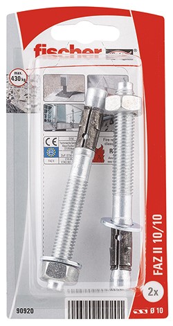 Miniatuur van Fischer FAZ II doorsteekanker 44844 - per 2 stuks (090920)