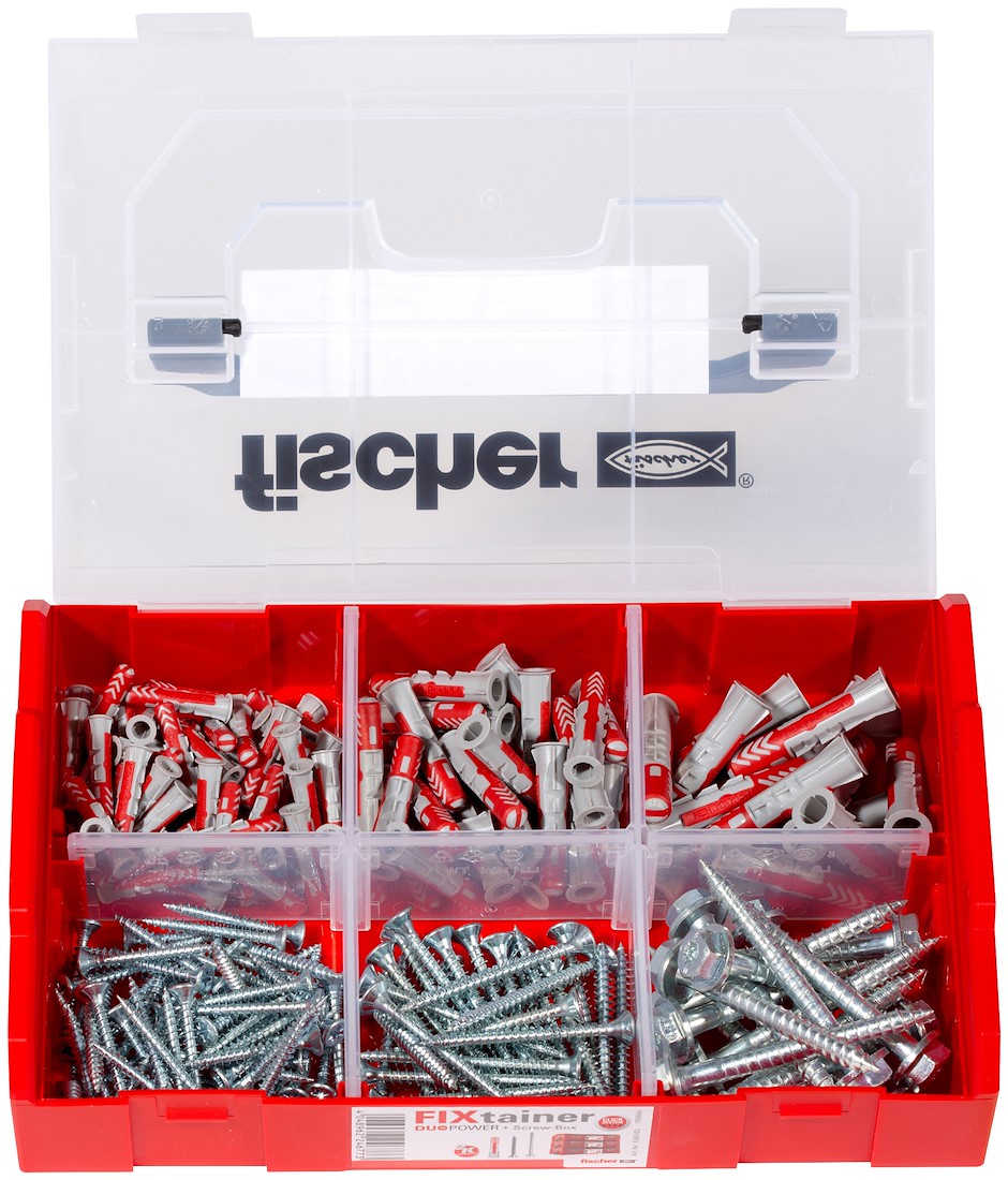 Miniatuur van Fischer FixTainer DuoPower pluggen met schroeven (536162)