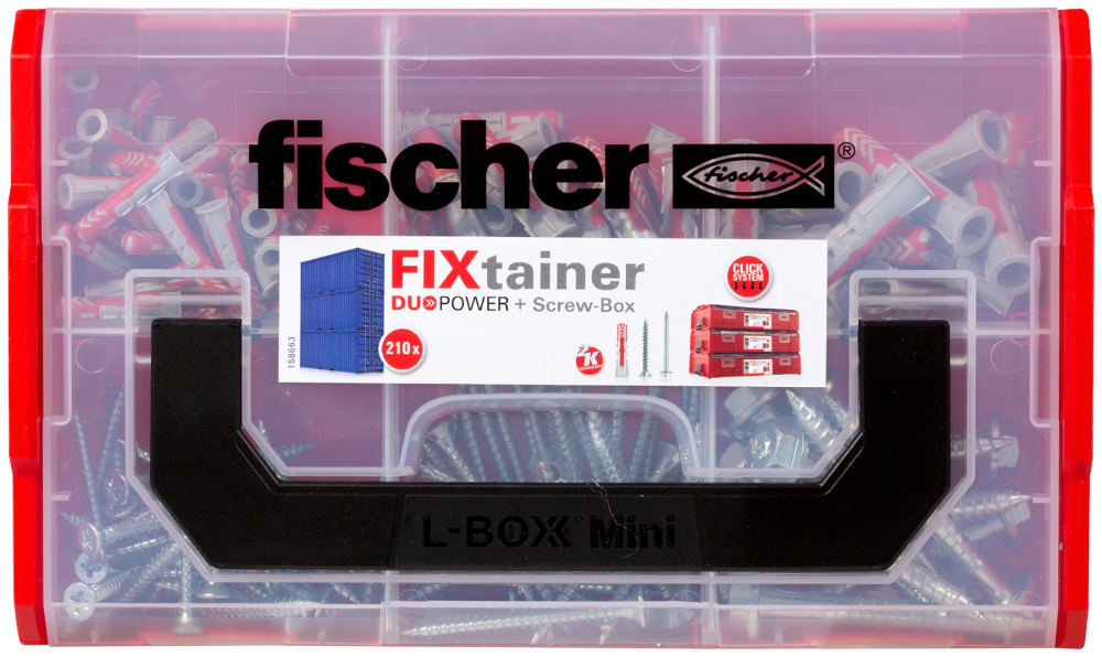 Miniatuur van Fischer FixTainer DuoPower pluggen met schroeven (536162)