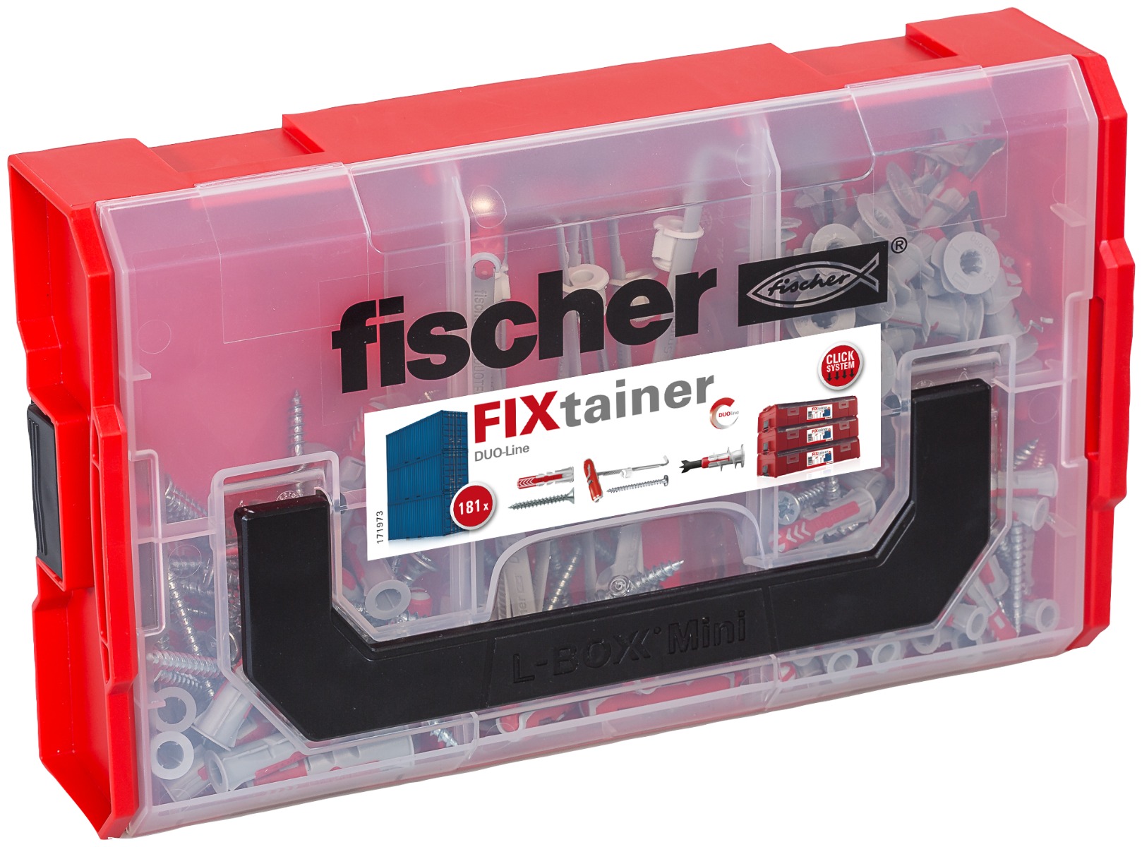 Miniatuur van Fischer FixTainer DuoLine pluggen (181-delig) (548864)