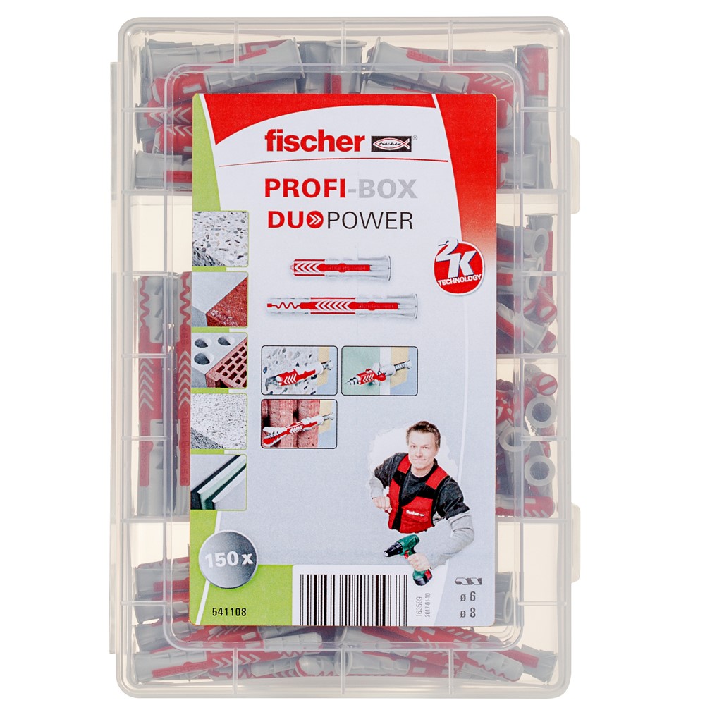 Miniatuur van Fischer Profi-Box DuoPower pluggen kort en lang (541108)
