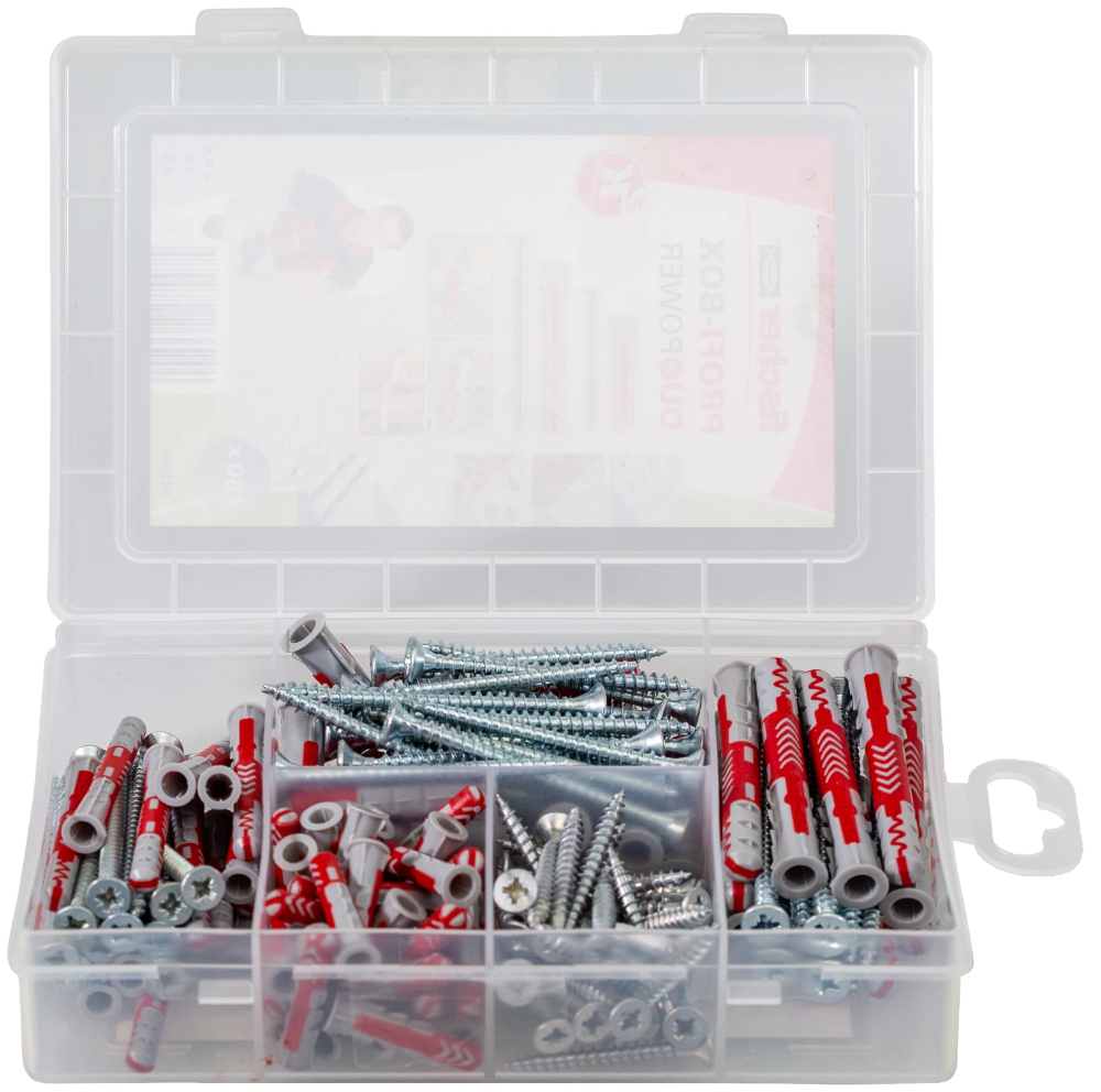 Miniatuur van Fischer Profi-Box DuoPower pluggen kort en lang met schroeven (541109)