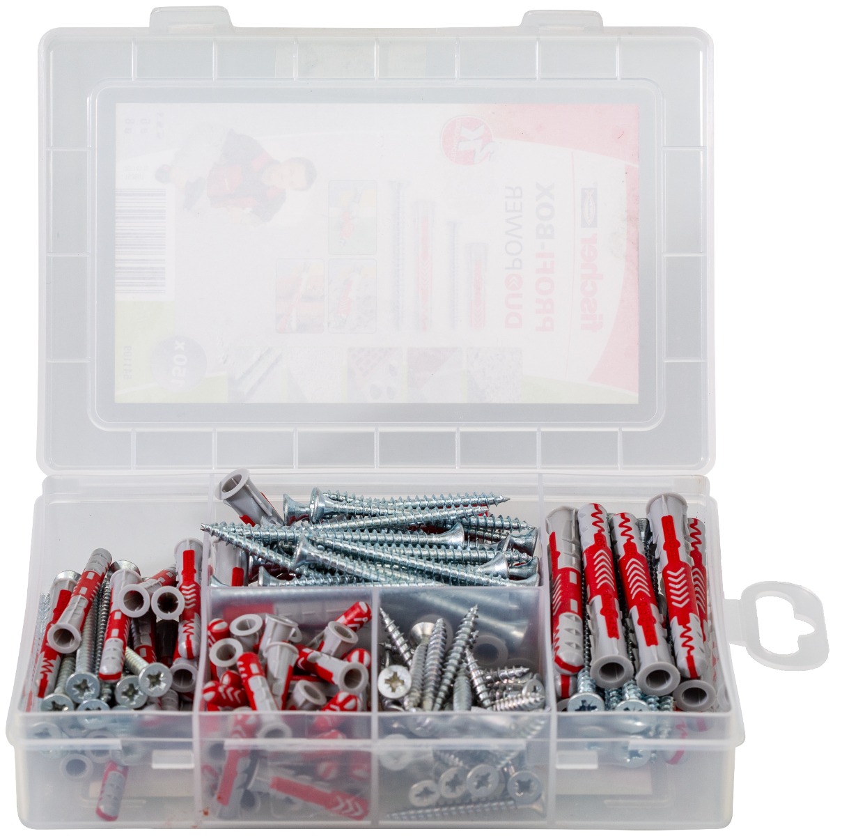 Miniatuur van Fischer Profi-Box DuoPower pluggen kort en lang met schroeven (541109)