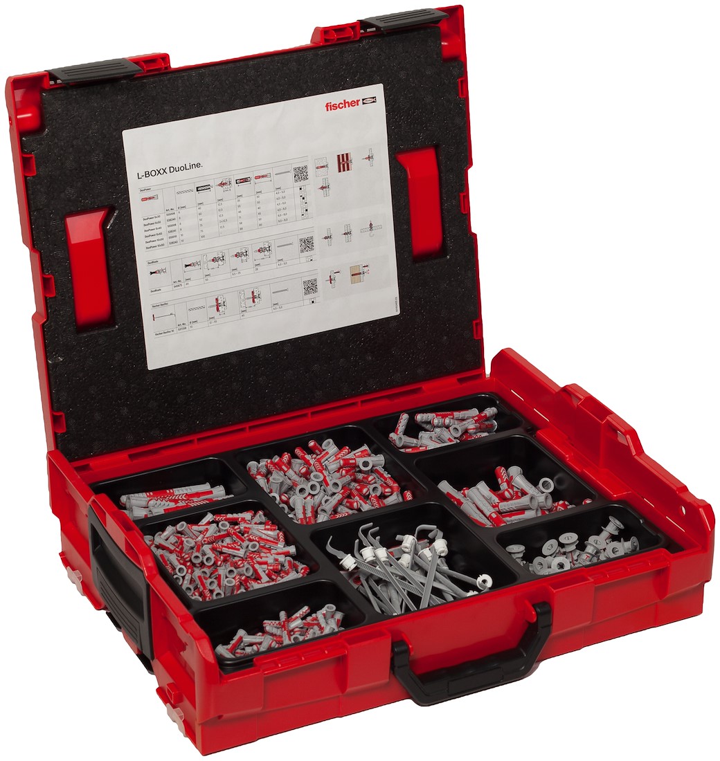 Miniatuur van Fischer DuoPower pluggen L-BOxx 102 (833-delig) (560491)