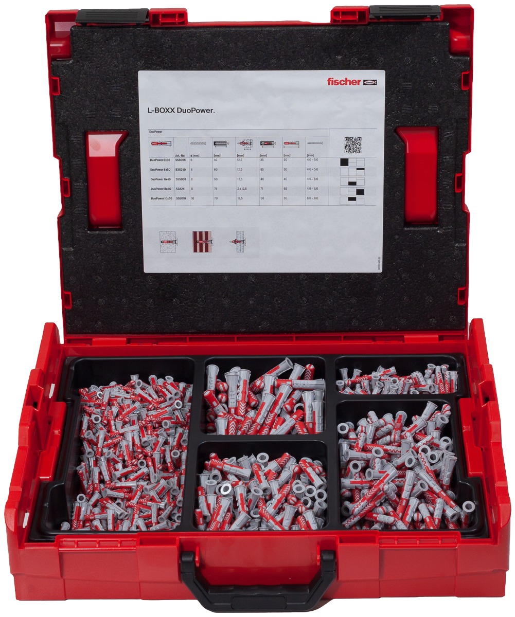 Miniatuur van Fischer DuoLine pluggen L-BOxx 102 (910-delig) (560492)