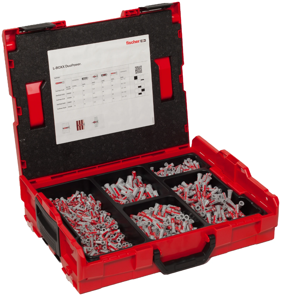 Miniatuur van Fischer DuoLine pluggen L-BOxx 102 (910-delig) (560492)