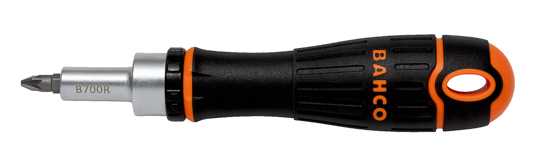 Miniatuur van Bahco bitset 36-delig met ratelschroevendraaier 1/4 in cassette (59/S36BCR)