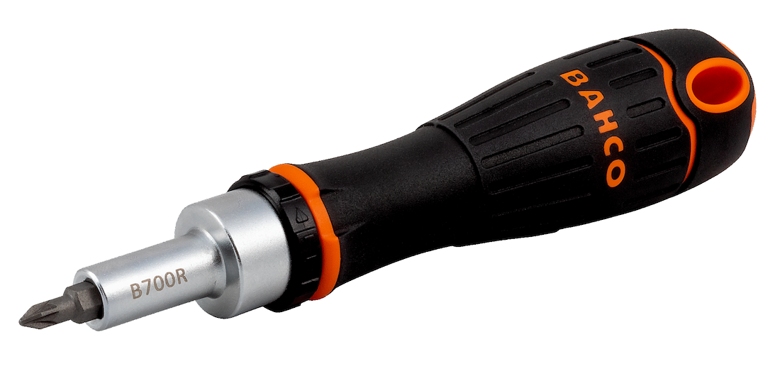 Miniatuur van Bahco bitset 36-delig met ratelschroevendraaier 1/4 in cassette (59/S36BCR)