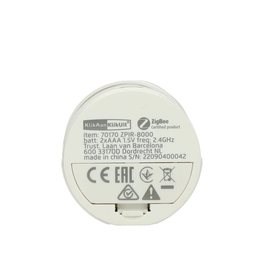 Miniatuur van KLIKAANKLIKUIT slimme draadloze bewegingssensor zigbee - ZPIR-8000 wit (70170)