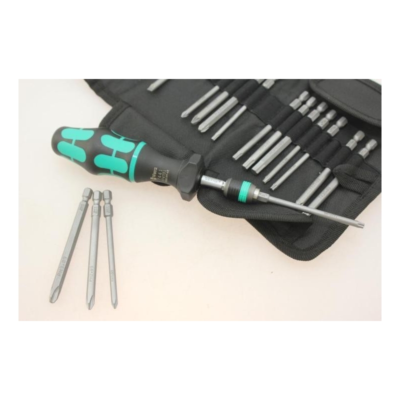 Miniatuur van Wera Kraftform Kompakt 60 instelbare momentschroevendraaier met bitset 17-delig (05059293001)